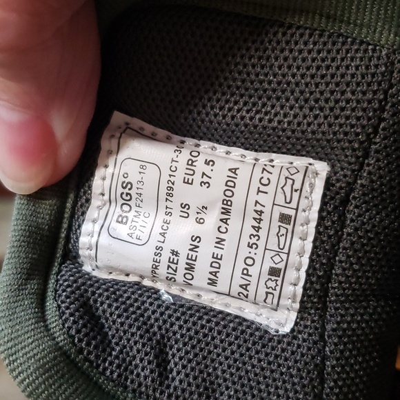 EUC- Bogs ‘Cypress Lace’ Waterproof Work & Safety Boots - Picture 3 of 10